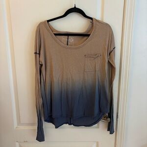 Free People ombré long sleeve